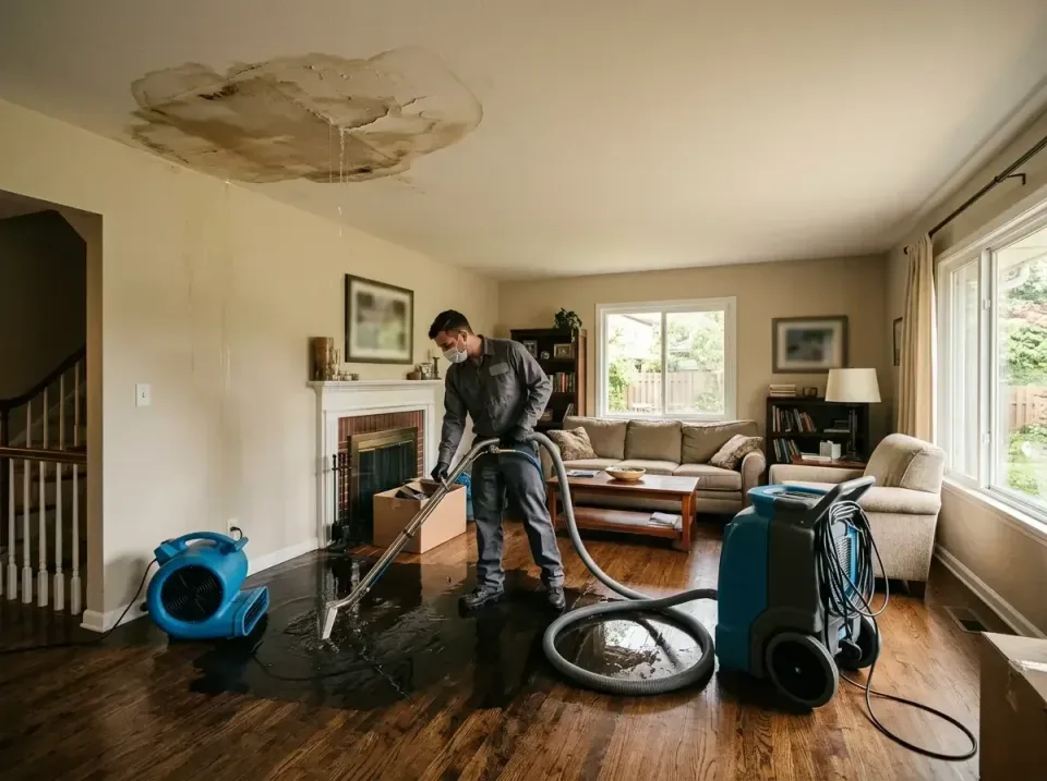attic-pipe-burst-ceiling-drip-008 — frequently asked questions, Water Damage Restoration & Carpet Care in Middletown, MD